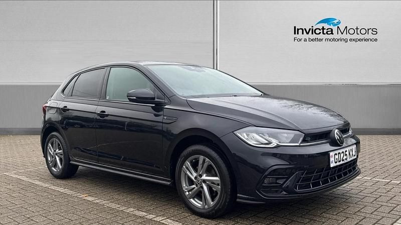 Black Used 2025 VW Polo R-line Hatchback | £20,999 (Fair price) - Image 1/4