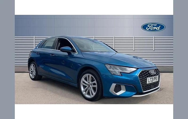 Used Audi A3 e-tron Sport 204 HP (150 kW) 2021 Blue Hatchback