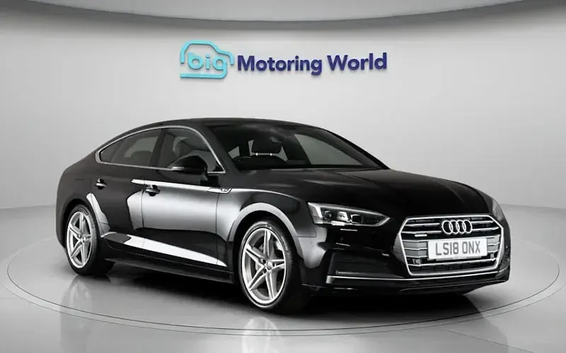 Used Audi A5 Sportback S-Line 252 HP (185 kW) 2018 Black Hatchback