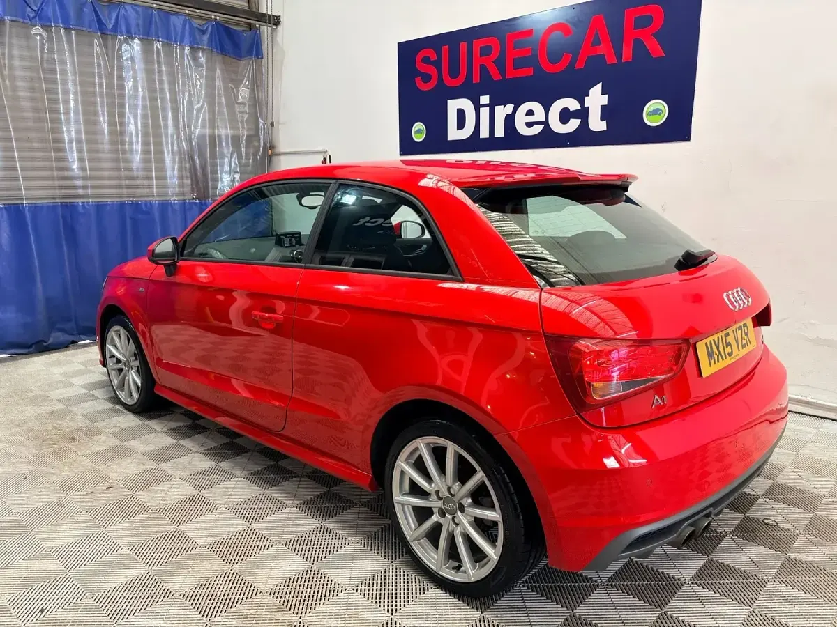 Used Audi A1 S-Line 2015 Red Hatchback