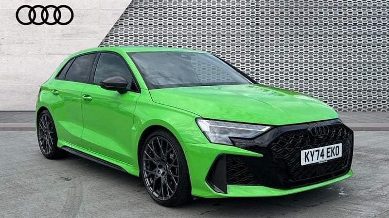 Green Used 2025 Audi RS3 Comfort Sedan | £59,491 - Image 1/4