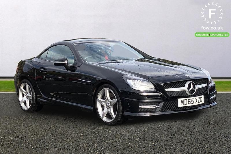 Used Mercedes SLK250 AMG 204 HP (150 kW) 2015 Black Cabriolet