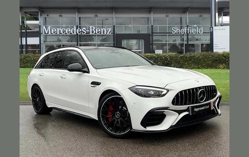 Used Mercedes C63S AMG Premium Plus 670 HP (492 kW) 2023 White Estate