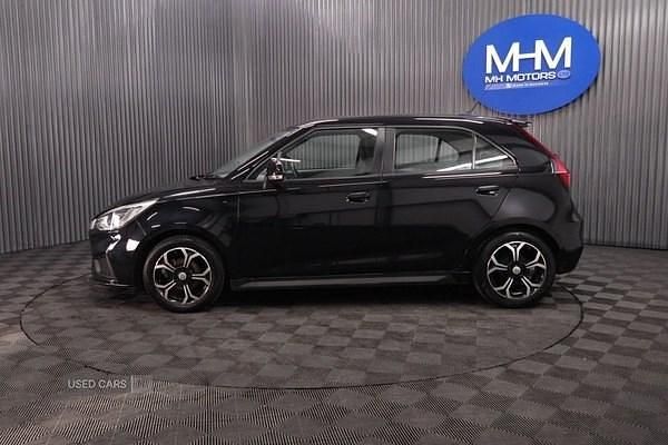 Used MG MG3 Excite 106 HP (77 kW) 2019 Black Hatchback