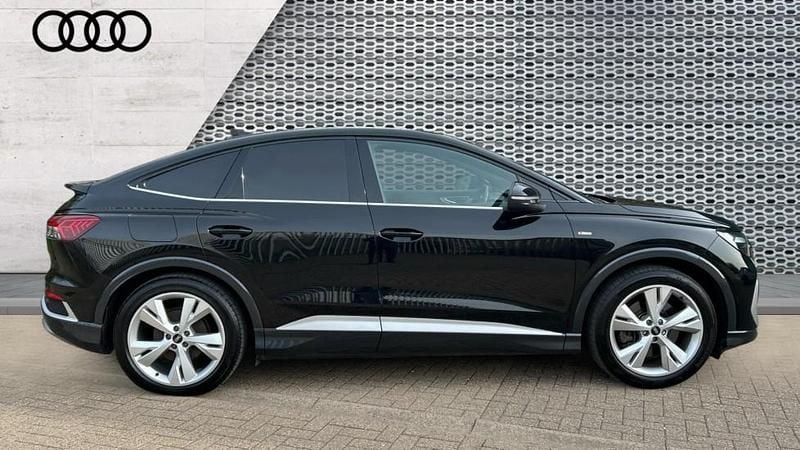 Used Audi Q4 e-tron S-Line 150 kW (204 HP) 2022 Black SUV