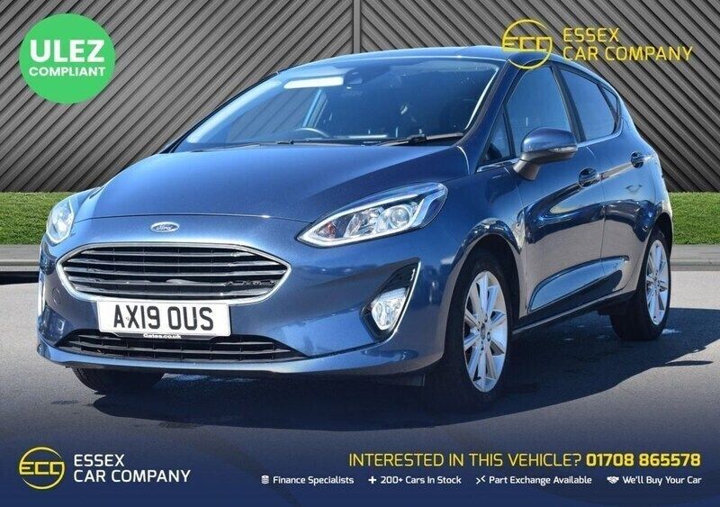 Blue Used 2019 Ford Fiesta Titanium Hatchback | £8,990 (Good price) - Image 1/4