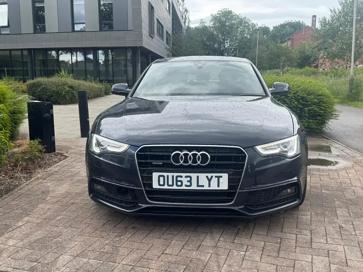 Used Audi A5 S-Line 245 HP (180 kW) 2013 Blue Coupe