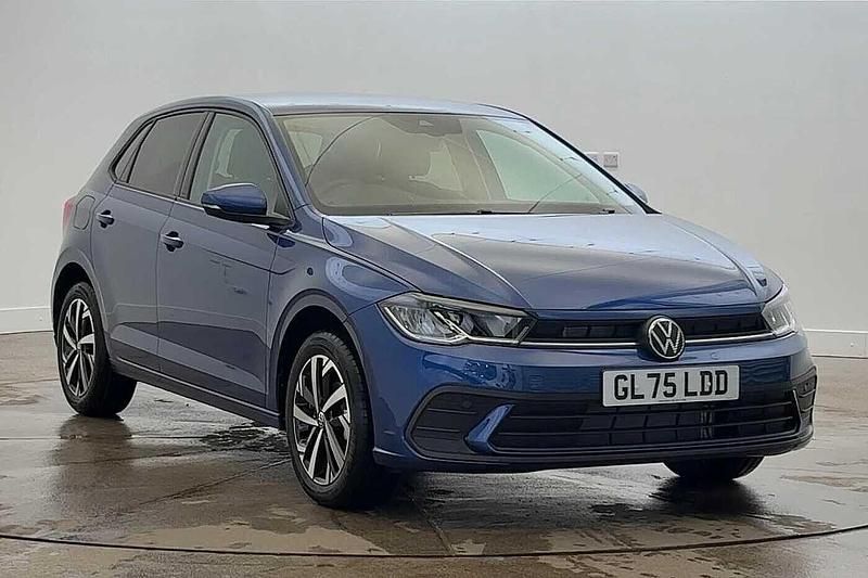 New VW Polo Match 95 HP (69 kW) 2025 Blue Hatchback