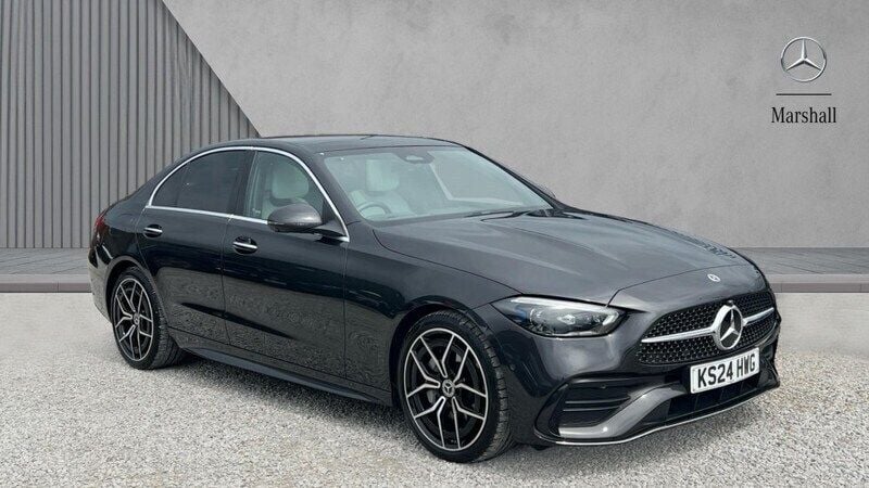 Grey Used 2024 Mercedes C300 AMG Line Premium Plus Sedan | £39,824 - Image 1/4