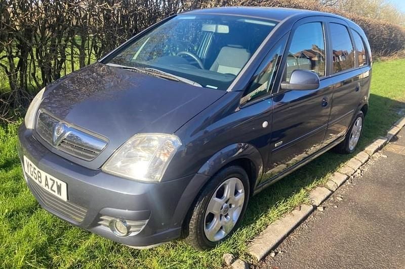 Used Vauxhall Meriva Design Edition 104 HP (76 kW) 2008 Blue MPV