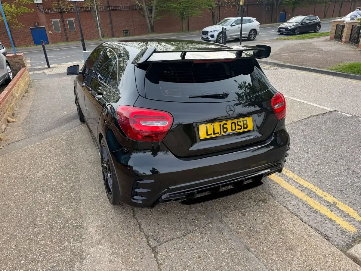 Used Mercedes A180 AMG line 2016 Black Hatchback
