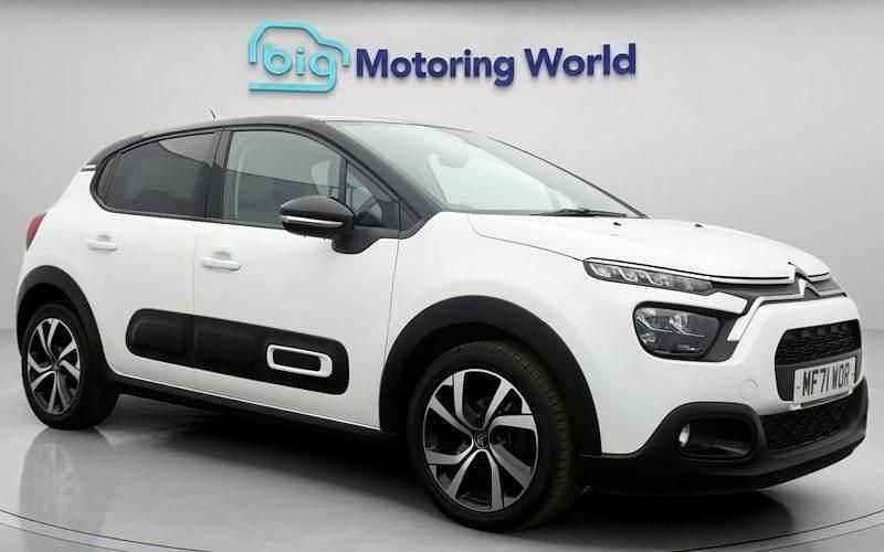 White Used 2021 Citroën C3 PureTech Hatchback | £10,100 (Fair price) - Image 1/4