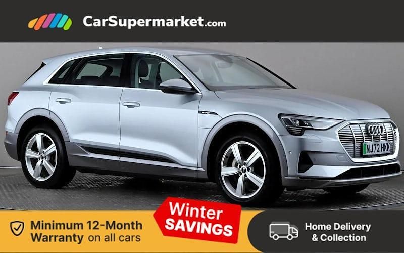 Silver Used 2022 Audi e-tron Comfort SUV | £19,376 (Super price) - Image 1/3