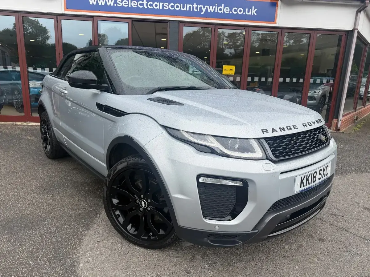 Used Land Rover Range Rover evoque HSE Dynamic 180 HP (132 kW) 2018 Silver Cabriolet