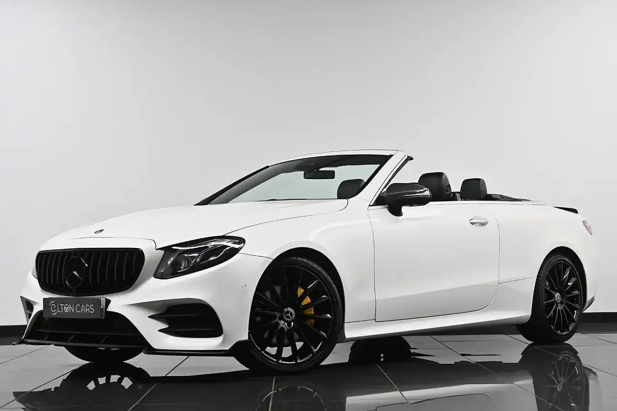 Used Mercedes E220 AMG line 2020 White Cabriolet