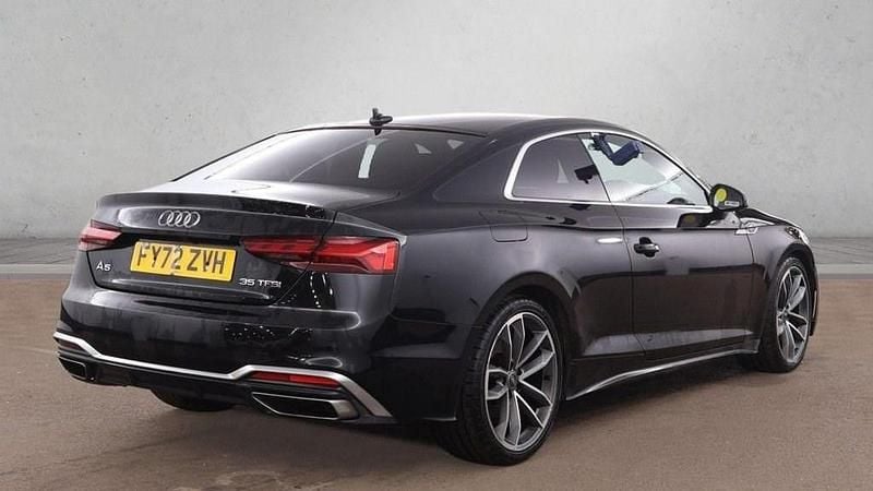 Used Audi A5 S-Line 150 HP (110 kW) 2022 Black Coupe
