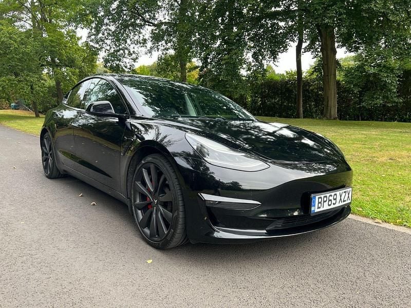 Black Used 2019 Tesla Model 3 Performance Sedan | £17,500 (Fair price) - Image 1/4