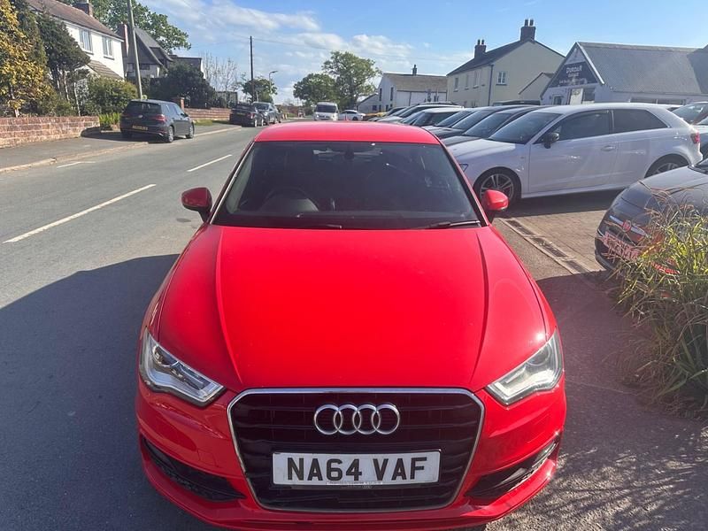 Used Audi A3 S-Line 2014 Red Hatchback