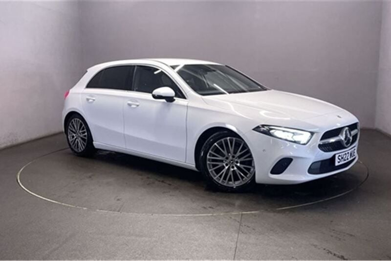 White Used 2022 Mercedes A180 Executive Hatchback | £16,299 (Good price) - Image 1/4
