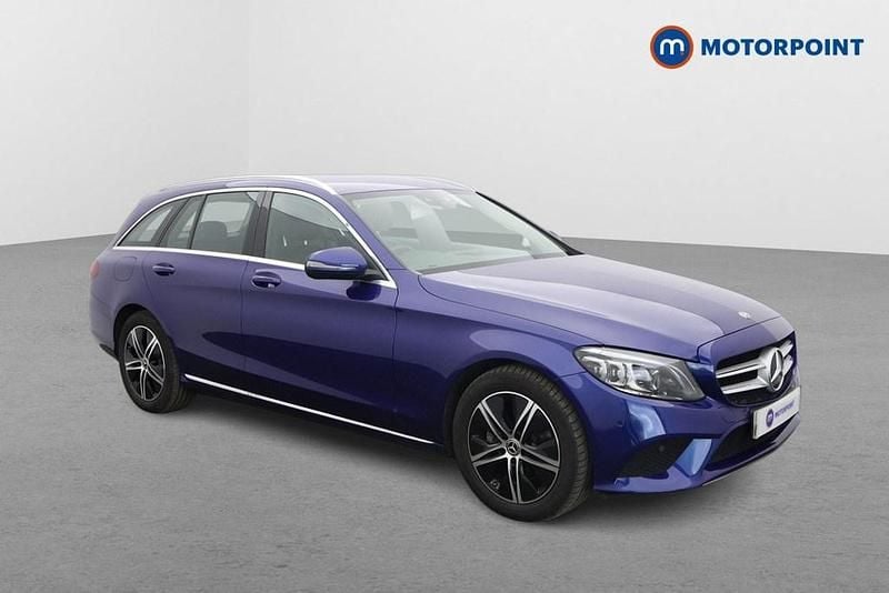 Blue Used 2019 Mercedes C200 Premium Estate | £16,549 (Good price) - Image 1/4