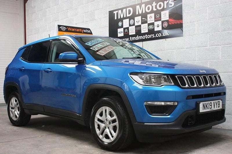 Blue Used 2019 Jeep Compass Sport SUV | £9,295 (Good price) - Image 1/1