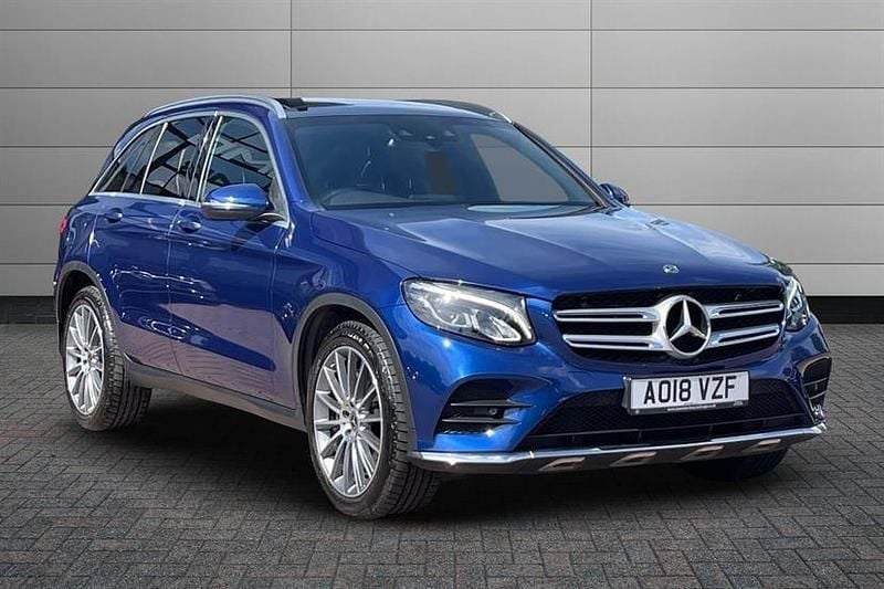 Blue Used 2018 Mercedes GLC220 AMG Line Premium Estate | £21,150 (Fair price) - Image 1/4