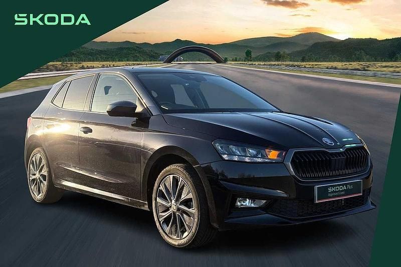 Black magic pearl effect body / graphite grey metallic roof Used 2023 Skoda Fabia Colour Edition Hatchback | £14,999 (Fair price) - Image 1/4