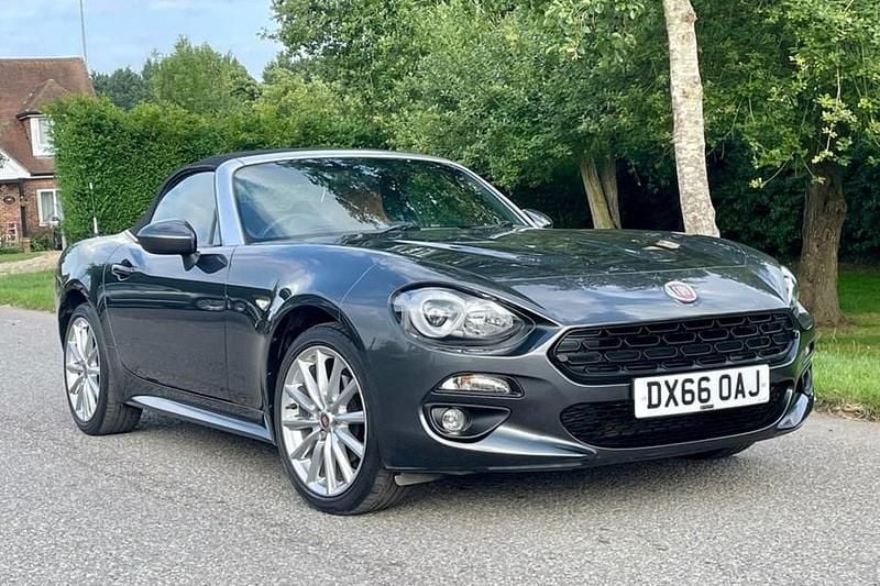 Fashion grey metallic Used 2016 Fiat 124 Spider Lusso Cabriolet | £13,550 (Fair price) - Image 1/1