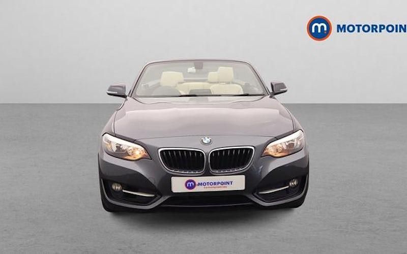 Used BMW 218 Sport Line 136 HP (100 kW) 2017 Grey Cabriolet