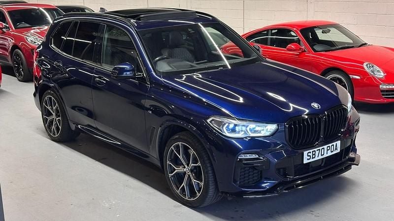 Blue Used 2020 BMW X5 M Sport SUV | £38,900 (A bit pricey) - Image 1/3