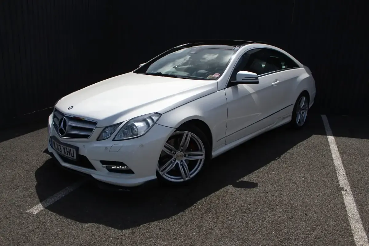 Used Mercedes E350 2013 White Coupe