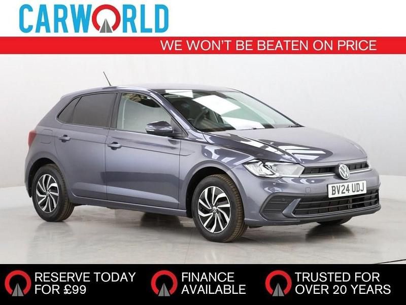 Grey Used 2024 VW Polo Life Hatchback | £17,394 (Good price) - Image 1/3