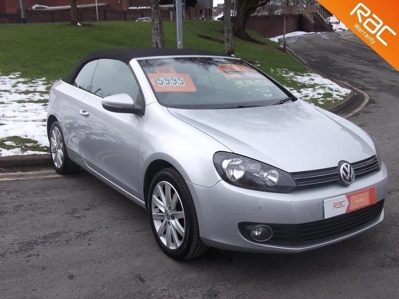 Silver Used 2012 VW Golf Cabriolet SE Cabriolet | £3,995 (Good price) - Image 1/4