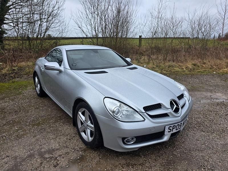 Used Mercedes SLK200 184 HP (135 kW) 2009 Silver Cabriolet