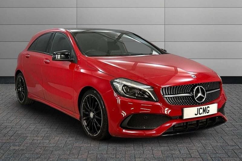 Red Used 2017 Mercedes A200 AMG Line Premium Plus Hatchback | £18,000 (A bit pricey) - Image 1/4