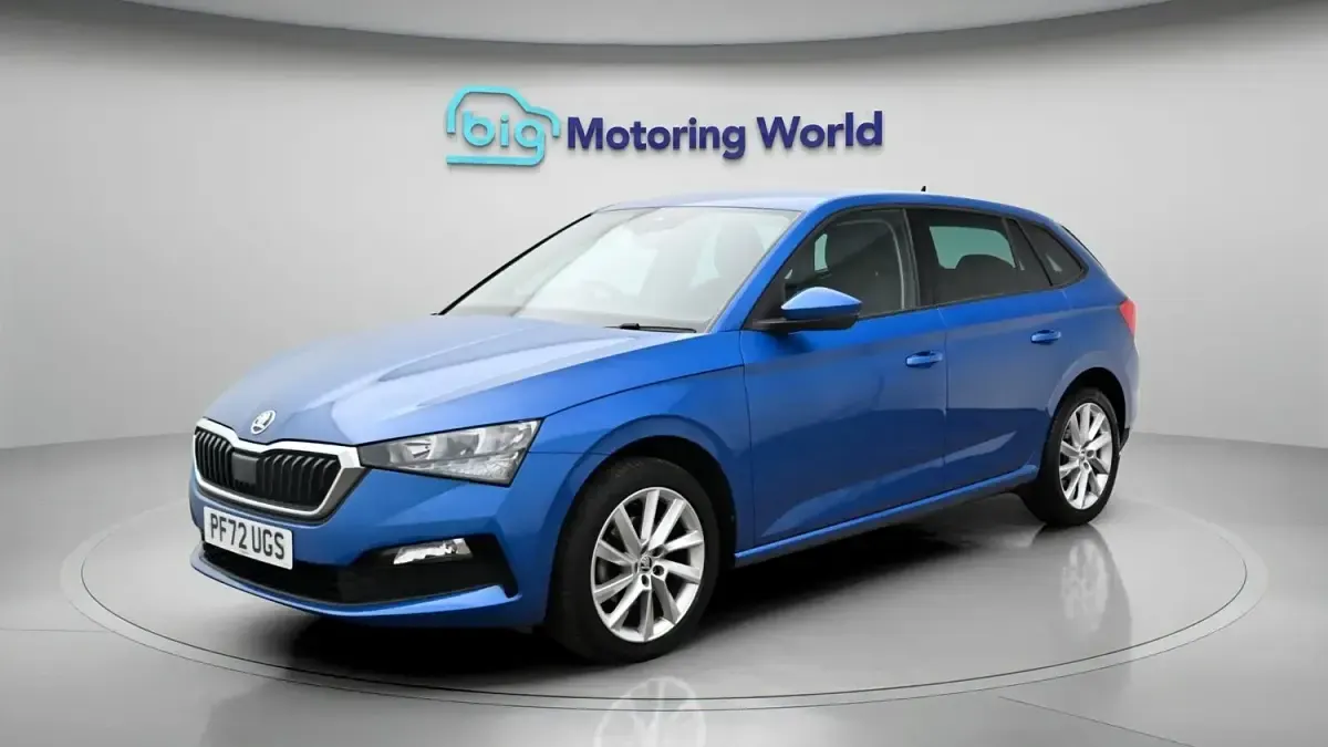 Used Skoda Scala SE L 110 HP (80 kW) 2023 Blue Hatchback