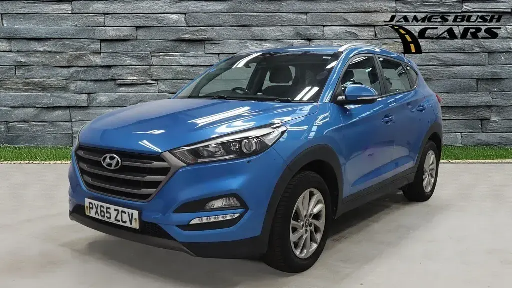 Used Hyundai Tucson SE 116 HP (85 kW) 2015 Blue SUV