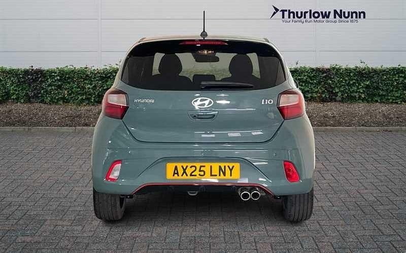 Used Hyundai i10 N Line 90 HP (66 kW) 2025 Mangrove green Hatchback
