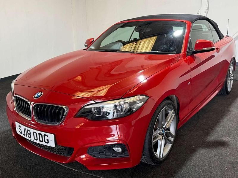 Red Used 2018 BMW 218 M Sport Cabriolet | £10,999 (Fair price) - Image 1/4