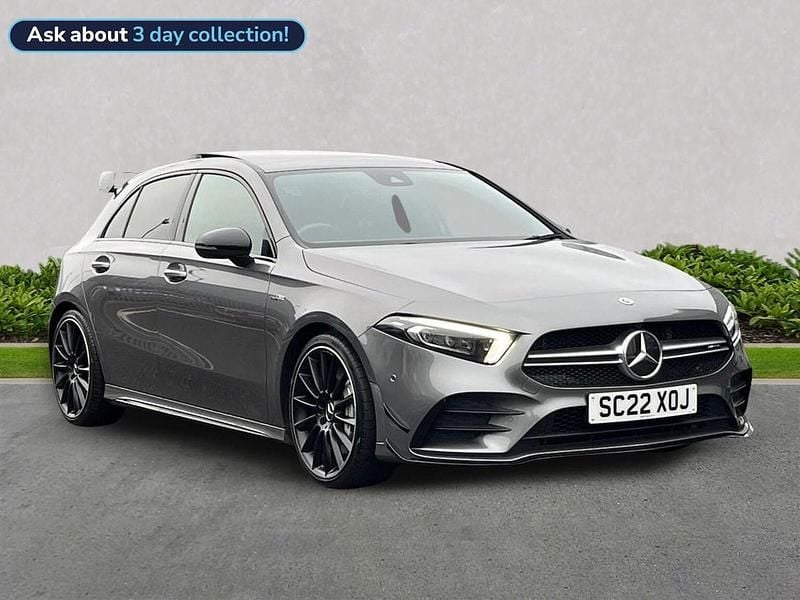 Grey Used 2022 Mercedes A35 AMG Premium Plus Hatchback | £32,149 (Fair price) - Image 1/4