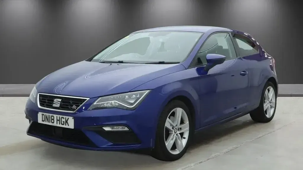 Used Seat Leon FR 125 HP (91 kW) 2018 Blue Hatchback