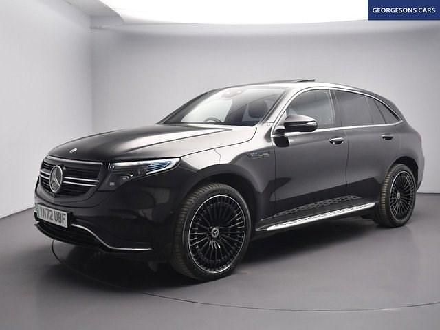 Used Mercedes EQC400 AMG line 300 kW (408 HP) 2022 Black SUV