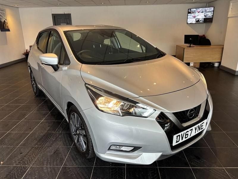 Silver Used 2017 Nissan Micra Acenta Hatchback | £7,495 (Fair price) - Image 1/4