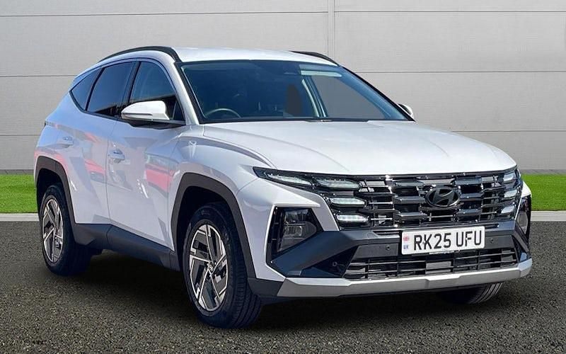 White New 2025 Hyundai Tucson Advanced SUV | £31,999 (Expensive) - Image 1/4