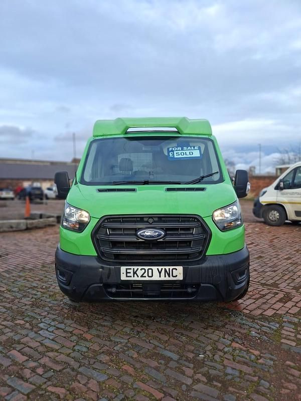 Used Ford Transit 130 HP (95 kW) 2020 Green Cabriolet