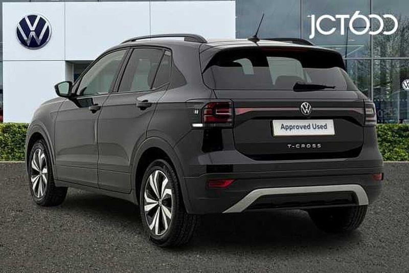 Used VW T-Cross Black Edition 110 HP (80 kW) 2022 Black SUV