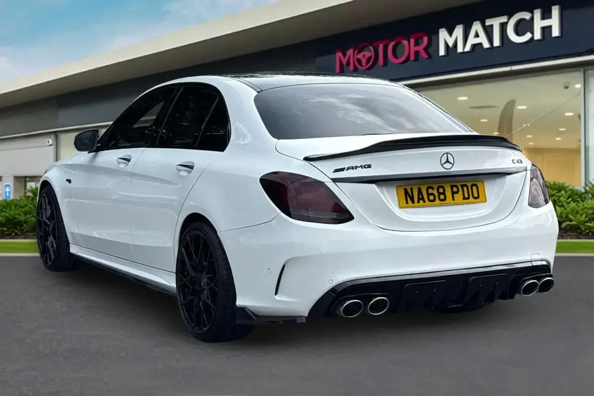 Used Mercedes C43 AMG Premium Plus 2018 White Sedan