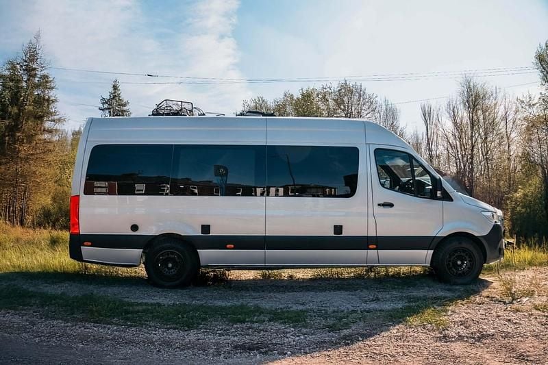 New Mercedes Sprinter Premium 2025 Silver Van