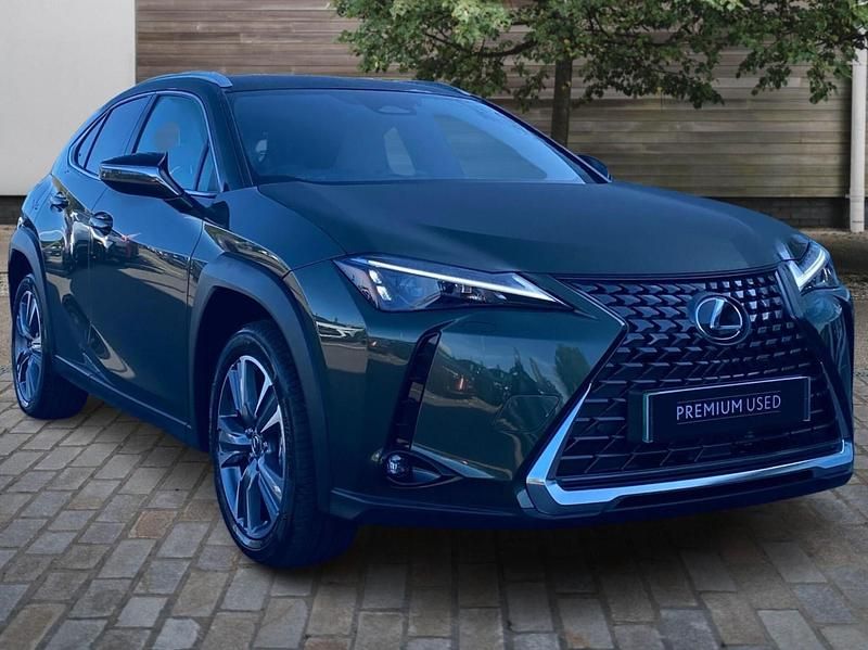 Green New 2025 Lexus UX 300e SUV | £35,985 - Image 1/4