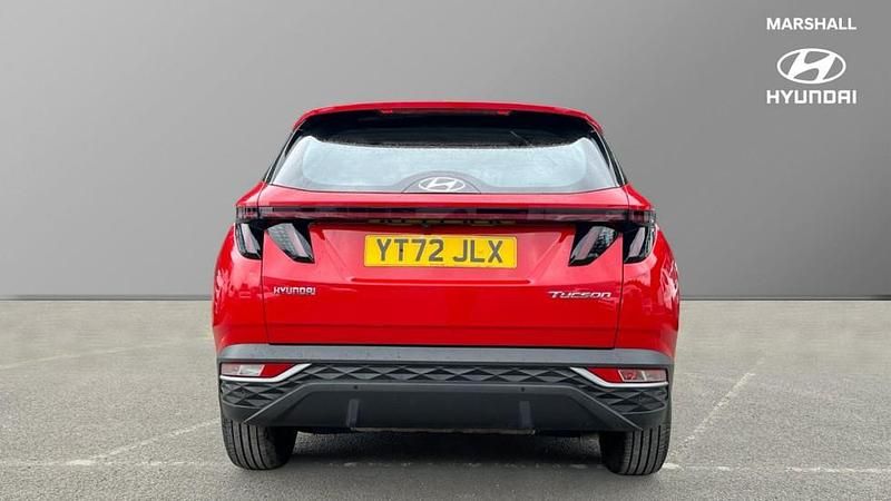 Used Hyundai Tucson SE 150 HP (110 kW) 2022 Engine red SUV